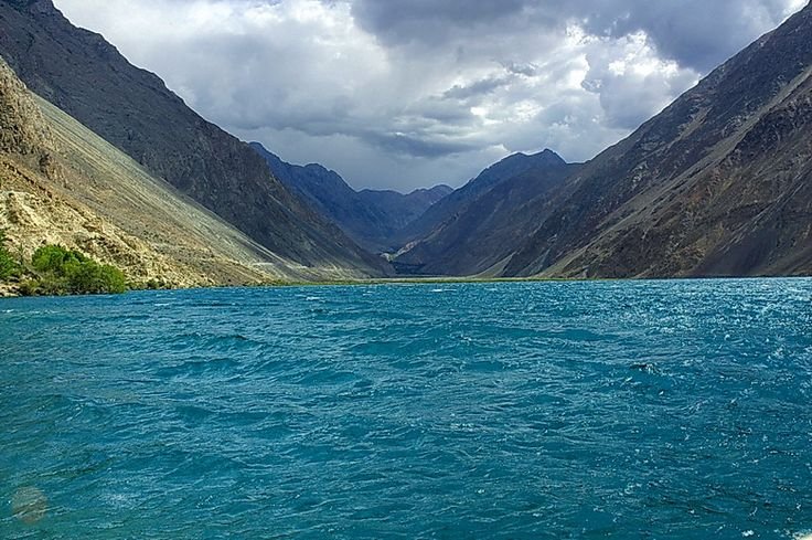 Satpara Lake near Skardu, a high-altitude reservoir