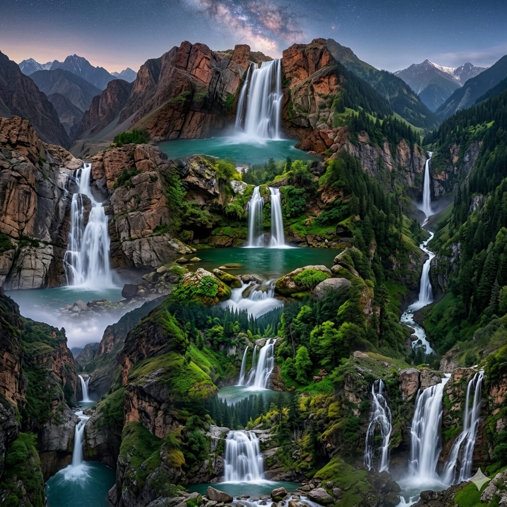 Pakistan Waterfalls Tour Neelum Valley Sajikot Nature Photography