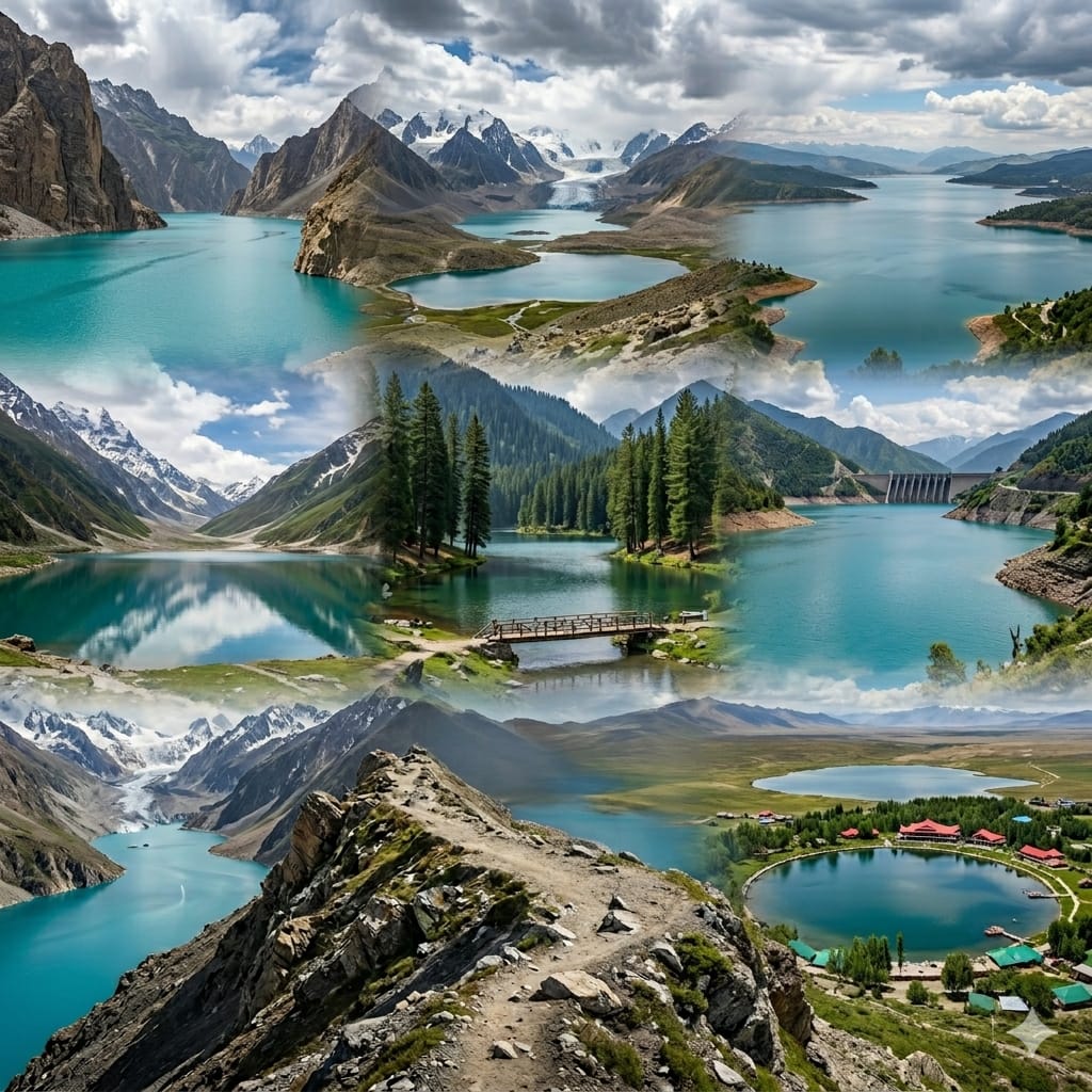 Pakistan Lakes Tour Attabad Saif ul Malook Alpine Glacial Lakes