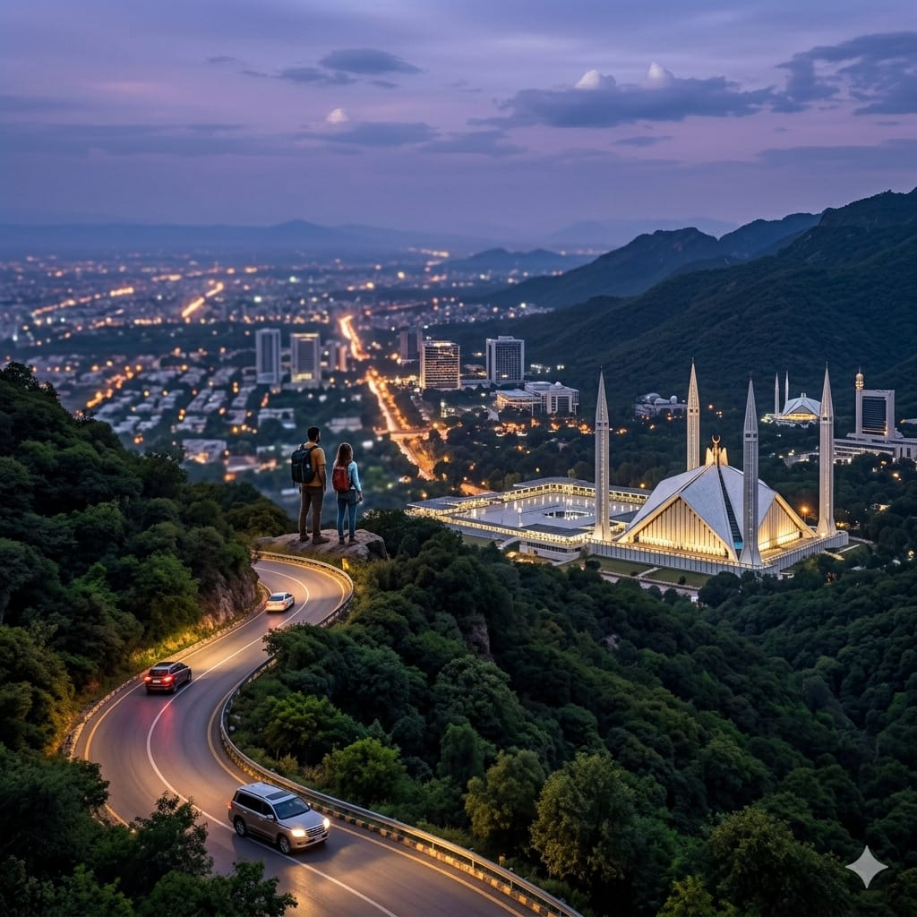 Islamabad Tour Packages Faisal Mosque Margalla Hills Capital Sightseeing