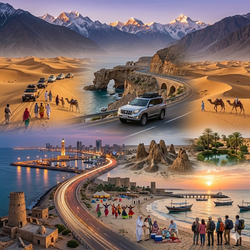 Pakistan Southern Coast Desert Safari Makran Coastal Highway Thar