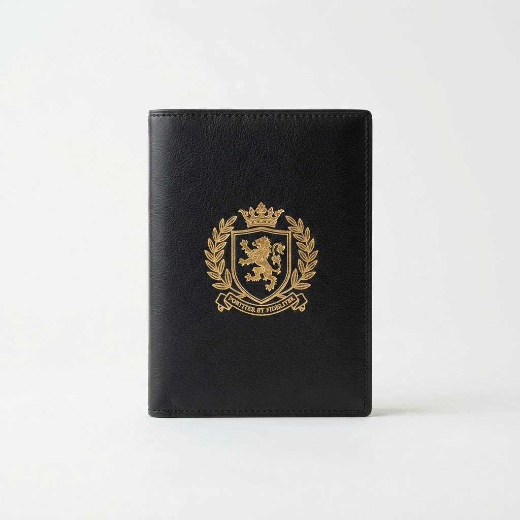 NPP Leather Luggage Tag from the NPP Store, Pakistan travel merchandise