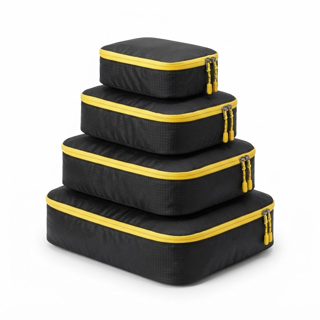 Packing Cubes, Set of 4 from the NPP Store, Pakistan travel merchandise